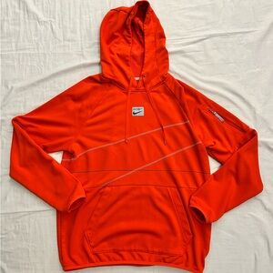 Nike Men’s Dri-FIT White Long-Sleeve Fleece Fitness Top Size M -no tags